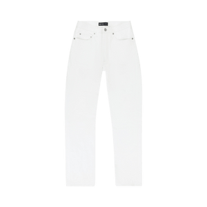 PURPLE BRAND Leather Relaxed Fit Pants 'White'