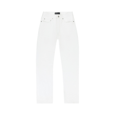 PURPLE BRAND Leather Relaxed Fit Pants 'White'