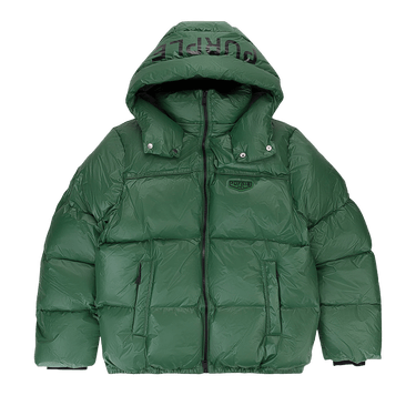 PURPLE BRAND Nylon Down Puffer Jacket 'Green'