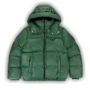 PURPLE BRAND Nylon Down Puffer Jacket 'Green'