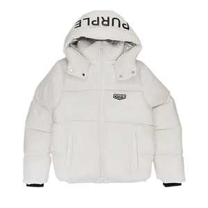 PURPLE BRAND Nylon Down Puffer Jacket 'White'