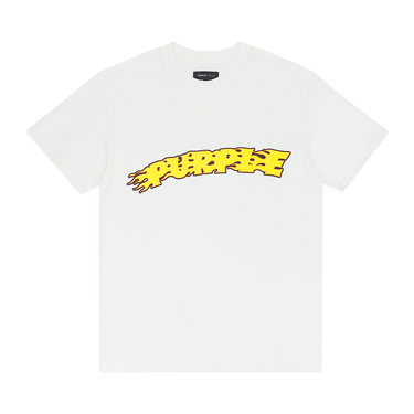 PURPLE BRAND Textured Jersey Short-Sleeve Tee 'Off White'