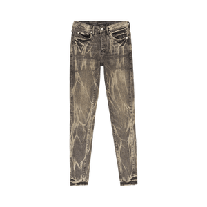 PURPLE BRAND Washed Tie Acid Skinny Jeans 'Black'