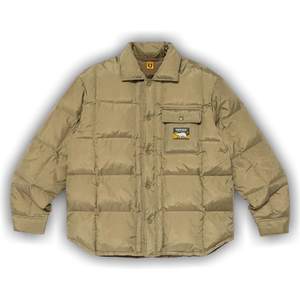 Human Made Down Shirt Jacket 'Olive Drab'