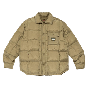 Human Made Down Shirt Jacket 'Olive Drab'