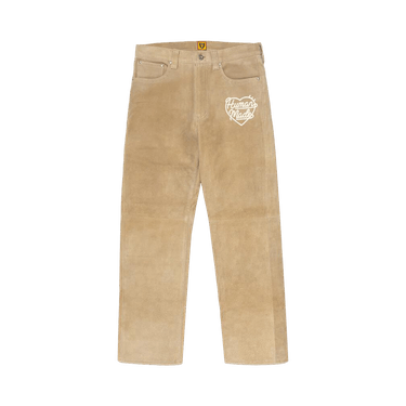 Human Made Suede Leather Pants 'Beige'