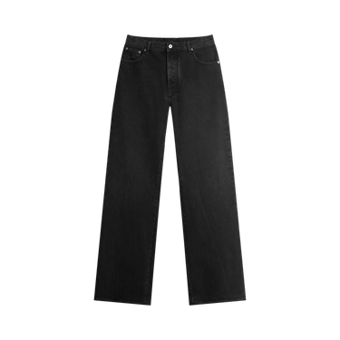 Off-White Diagonal Outline Relaxed Jeans 'Vintage Black'