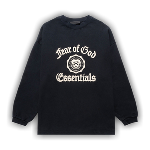 Fear of God Essentials Heavy Long-Sleeve T-Shirt 'Black'