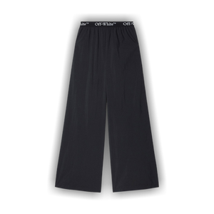 Off-White Logo Band Nylon Pants 'Black'
