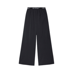 Off-White Logo Band Nylon Pants 'Black'