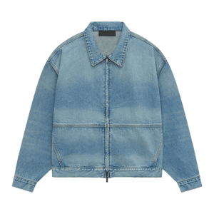 Fear of God Essentials Denim Trucker Jacket 'Vintage Blue'
