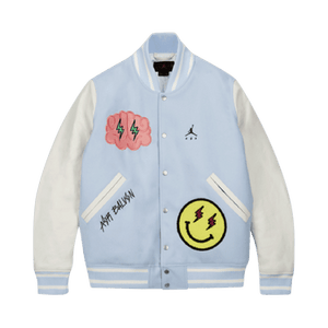 Air Jordan x J Balvin Varsity Jacket 'Celestine Blue'