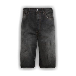 Acne Studios Loose Fit Denim Shorts 'Black'