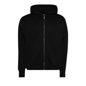 Palm Angels Ivy Pin Up Zipped Hoodie 'Black'