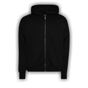 Palm Angels Ivy Pin Up Zipped Hoodie 'Black'