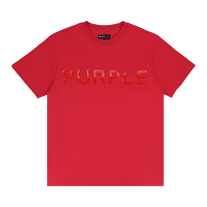 PURPLE BRAND Heavy Jersey Oversized Tee 'Red'