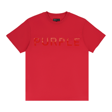 PURPLE BRAND Heavy Jersey Oversized Tee 'Red'