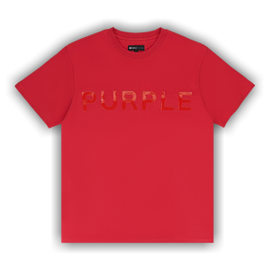 PURPLE BRAND Heavy Jersey Oversized Tee 'Red'