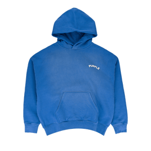 PURPLE BRAND HWT Fleece Pullover Hoodie 'Blue'