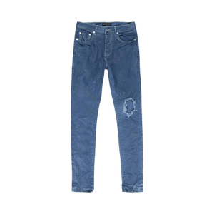 PURPLE BRAND Deep Contrast Stitch Skinny Jeans 'Blue'