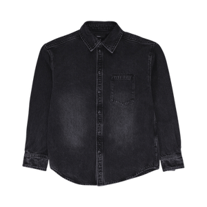 PURPLE BRAND Oversized Western Casual Button-Down Shirt 'Grey'