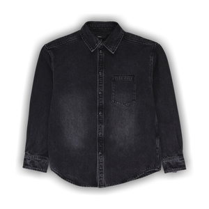 PURPLE BRAND Oversized Western Casual Button-Down Shirt 'Grey'