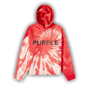 PURPLE BRAND French Terry Pullover Hoodie 'Red'