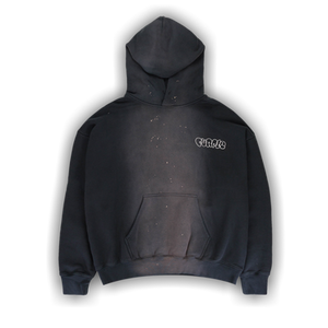 PURPLE BRAND HWT Fleece Pullover Hoodie 'Black'