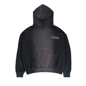 PURPLE BRAND HWT Fleece Pullover Hoodie 'Black'