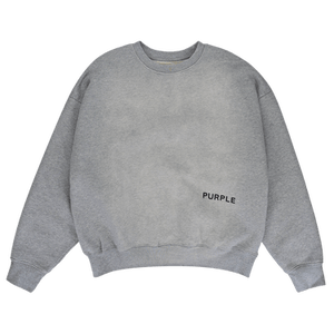 PURPLE BRAND HWT Fleece Crewneck Sweatshirt 'Heather'