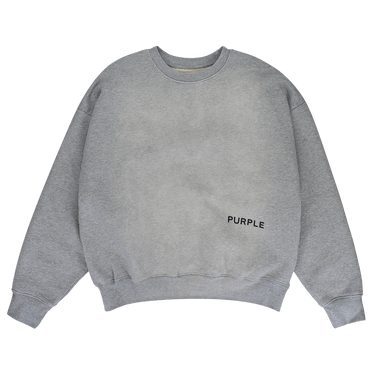 PURPLE BRAND HWT Fleece Crewneck Sweatshirt 'Heather'