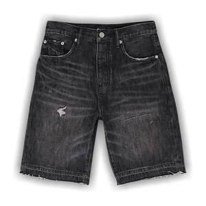 PURPLE BRAND Blowout Relaxed Shorts 'Black'