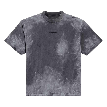 Balenciaga Paint Detailed Crewneck T-Shirt 'Grey'