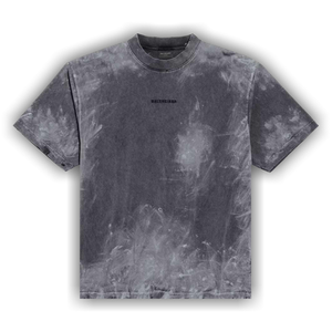 Balenciaga Paint Detailed Crewneck T-Shirt 'Grey'