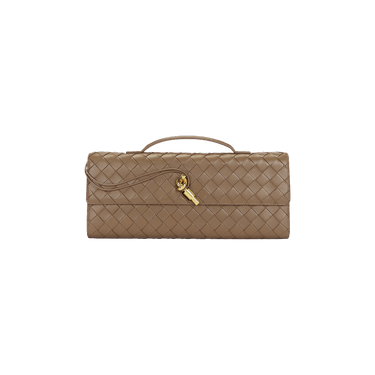 Bottega Veneta Andiamo Long Clutch 'Pinecone/Brass'