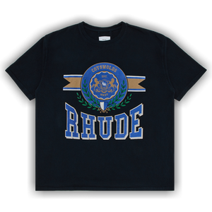 Rhude Cotswold Crest Tee 'Vintage Black'