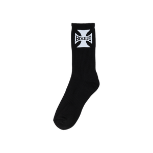 Rhude Boys Logo Sock 'Black/White'