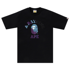 BAPE Tie Dye College Tee 'Black/Black'