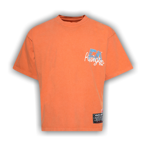 RIVINGTON roi Rebis Mansion Tee 'Bosch Orange'