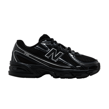 New Balance 740 Big Kid 'Black Silver Metallic'