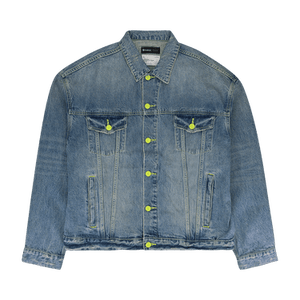 PURPLE BRAND Vintage Washed Denim Jacket 'Indigo'