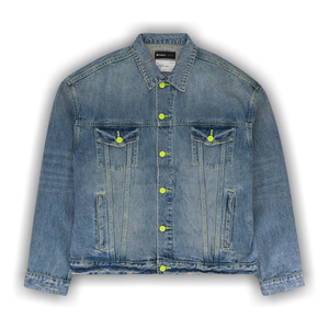 PURPLE BRAND Vintage Washed Denim Jacket 'Indigo'