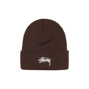 Stussy Cuff Beanie Stock 'Coffee'
