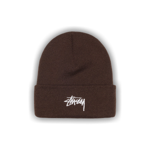 Stussy Cuff Beanie Stock 'Coffee'