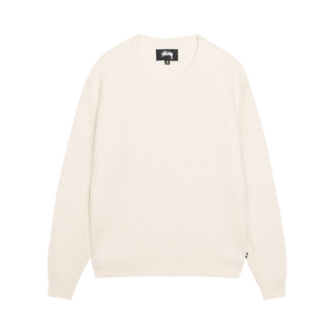 Stussy Waffle Knit Cashmere Crew 'Natural'