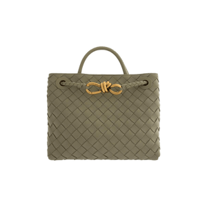Bottega Veneta Small Andiamo Tote Bag 'Travertine/Brass'