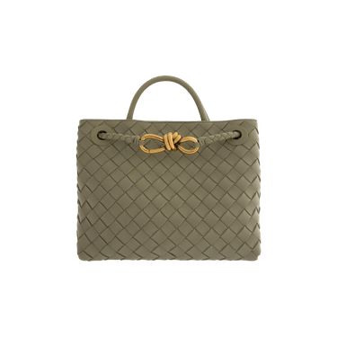 Bottega Veneta Small Andiamo Tote Bag 'Travertine/Brass'
