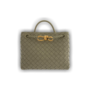 Bottega Veneta Small Andiamo Tote Bag 'Travertine/Brass'