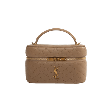 Saint Laurent Mini Gaby Vanity Bag 'Dark Toffee'