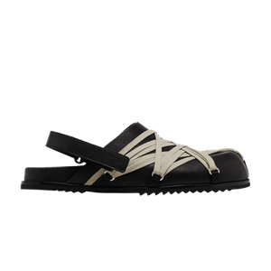 Rick Owens Hollywood Megalaced Mule Granola 'Black'